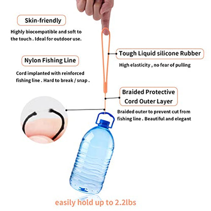 cobee Hand Wrist Strap Lanyard, 12 Pcs Silicone Phone Lanyard Straps