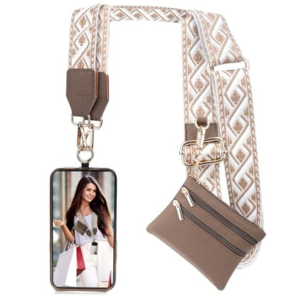 XANGNIER Clip and Go Strap for Phone with Wallet Crossbody,Multicolor 5 - color: Multicolor 5