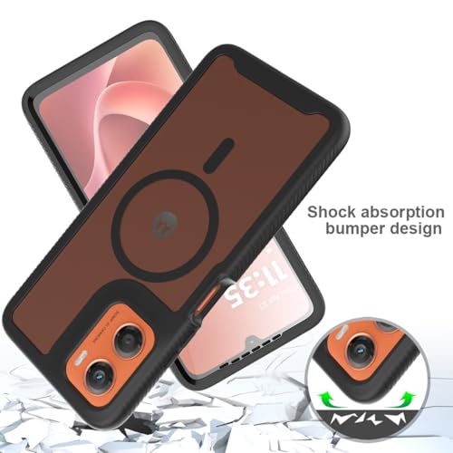 Magnetic Phone Case for Motorola Moto G06, Army Green