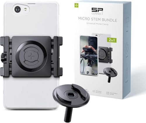 SP CONNECT Micro Stem Mount Pro Clamp | SPC+ | Premium Mobile Phone Holder for Cycling | Electric Bicycle Cell-Phone Holders | Road Bike E-Bike - size: Clamp - One Size