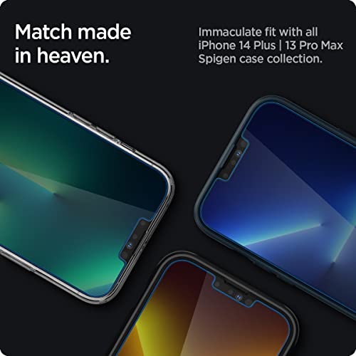 Spigen GlasTR EZ FIT Privacy Screen Protector for iPhone 14 Plus/13 Pro Max - size: iPhone 14 Plus / iPhone 13 Pro Max