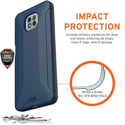 URBAN ARMOR GEAR UAG Designed for Moto G Power (2021) Case (Compatible with North American Model Only) Scout Rugged Sleek Shockproof Lightweight Military Drop Tested Protective Cover, Mallard