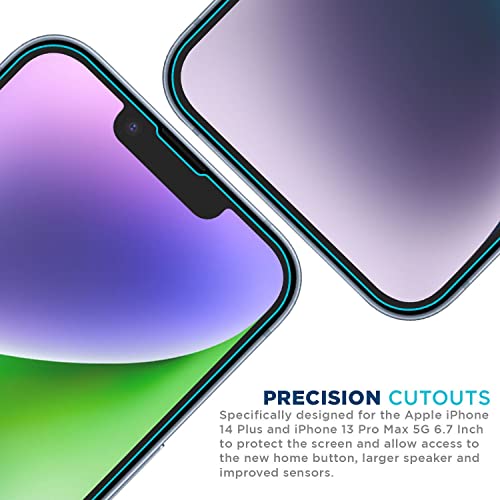 Tech Armor Glass Screen Protector for iPhone 14 Plus, 13 Pro Max, 3-Pack - size: iPhone 14 Plus /13 Pro Max-6.7 Inch