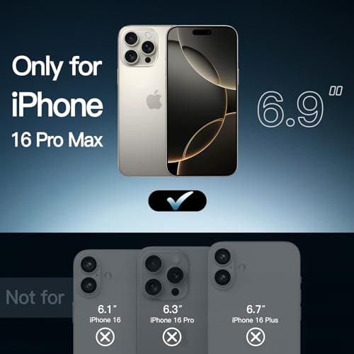 JETech Case for iPhone 16 Pro Max 6.9-Inch, Non-Yellowing Shockproof Phone Bumper Cover, Anti-Scratch Clear Back (Natural Titanium) - color: Natural Titanium, size: iPhone 16 Pro Max