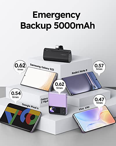 5000mAh Small Fast Charging Portable Charger Power Bank for iPhone 17/16/15