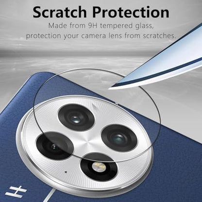2 Pack Camera Lens Frame for OnePlus 13, Tempered Glass Accessories Camera Screen Protector, Full Coverage Guard-Anti Scratch HD Clear, Case Friendly, Night Shooting Mode - size: for OnePlus 13