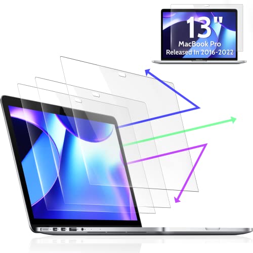 Peslv 3-Pack Anti Blue Light Screen Protector for MacBook Pro 13 Inch - size: MacBook Pro 13" 2016-2022
