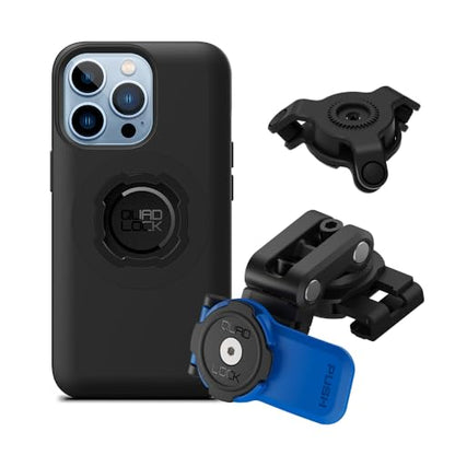 Quad Lock Brake Reservoir Motorcycle Phone Mount with Vibration Dampener and MAG Phone Case for iPhone 13 Pro - size: iPhone 13 Pro
