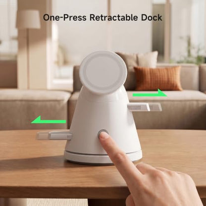 4‑in‑1 Wireless Charging Station with Night Light, for Apple & Samsung