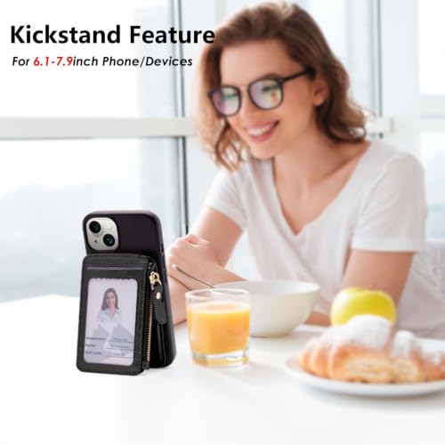 M-Plateau Phone Wallet Stick On with Adhesive and Removable Lanyard