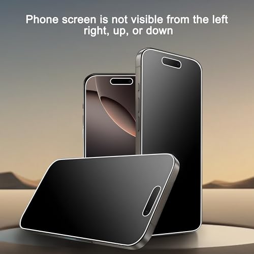 Ailun 3Pack 4 Way 360 Degree Privacy Screen Protector for iPhone 16 Pro Max - size: 16 Pro Max(360 Privacy) 6.9 inches