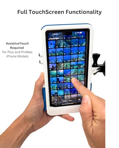 Pro Shot Touch Case 2.0 – Waterproof iPhone Housing, Rated to 50 ft, Compatible with All iPhones, Ideal for Snorkeling, Shallow Diving, and Water Sports. (Fits All iPhones Including 17 Pro & Pro Max)