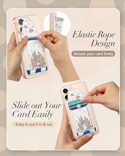 Shorogyt Compatible with Magsafe Wallet with Flap Cover, Castle - color: Castle