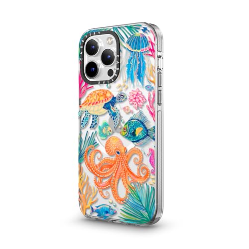 CASETiFY for iPhone 13 Pro Max Case - Impact Clear Compatible with MagSafe | Not Yellowing | 6.6 ft. 3x Military Grade Drop Protection | Under the Sea 2 by Grace Andersson | Clear - color: Under the Sea 2, size: Iphone 13 Pro Max (6.7")
