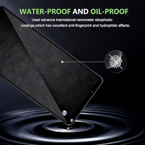 for S-ony Xperia 1 VIII Screen Protector with Camera Lens Protector,9H Hardness Anti-Scratch Tempered Glass flim,Case Friendly,Anti-Fingerprint,Anti-Scratch (2+2 PACK) - color: Xperia 1 VIII