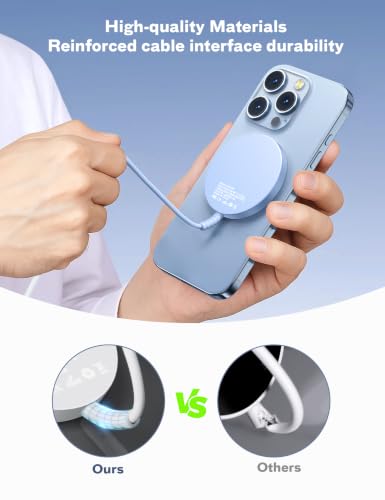 Magnetic Wireless Charger - color: Blue