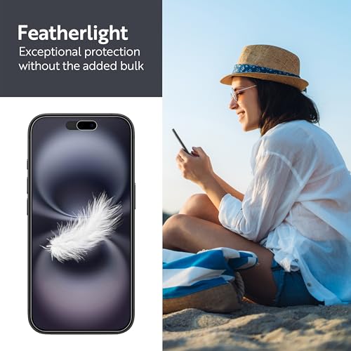 ArmorSuit 2 Pack Paper-Feel Texture Screen Protector for iPhone 16 Plus Case Friendly MilitaryShield Matte Film - Made in USA - size: iPhone 16 Plus 6.7" Matte