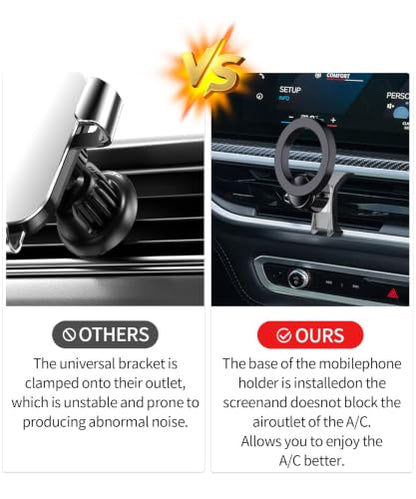 Car Phone Holder for 2025-2026 BMW X3/X3M,2024-2025 X5/X5M/X6,2023-2026 X7 - size: for 2025-2026 X3/ 2024-2025 X5/X6 /2023-2026 X7