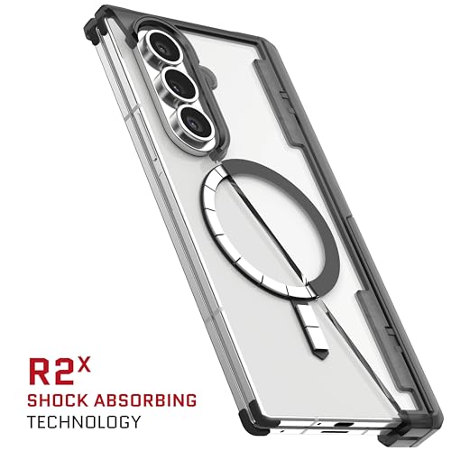 Ghostek Covert Clear Fold 7 Case with Built-in Kickstand, MagSafe and Full Hinge Protection Designed for 2025 Samsung Galaxy Z Fold7 (8") (Smoke Matte) - color: Smoke Matte, size: Galaxy Z Fold 7