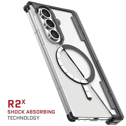 Ghostek Covert Clear Fold 7 Case with Built-in Kickstand, MagSafe and Full Hinge Protection Designed for 2025 Samsung Galaxy Z Fold7 (8") (Smoke Matte) - color: Smoke Matte, size: Galaxy Z Fold 7