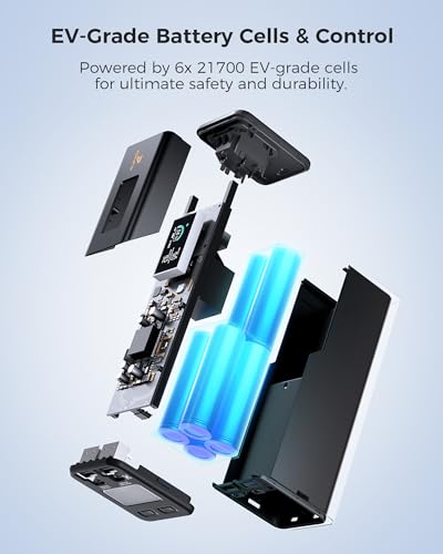 ZOUPW 140W Portable Power Bank, Portable Power Station with 100W AC Outlet