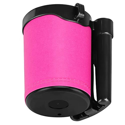 Accmor 3-in-1 Bike Cup Holder with Cell Phone Keys Holder, Bike Water Bottle Holders, Universal Bar Drink Cup Can Holder for Bicycles, Motorcycles, Scooters, Black Pink - color: Black Pink