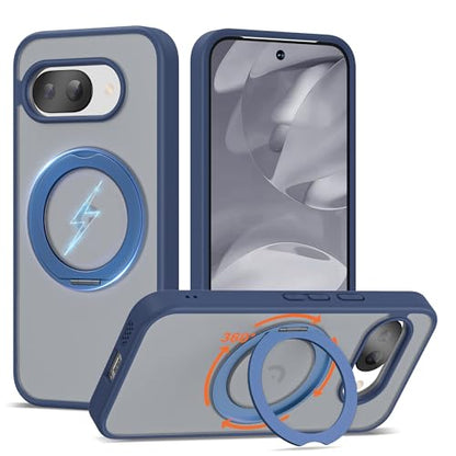 Compatible with Google Pixel 9a Case with Stand 6.3",Blue - color: Blue, size: Google Pixel 9a