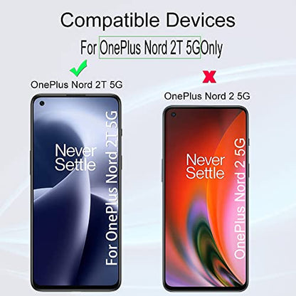 Ibywind for Oneplus Nord 2T 5G Screen Protector,2 Pack,9H Hardness Tempered Glass and Camera Lens Protector,with Alignment Frame,Full Coverage,Bubble Free,Fingerprint Unlock,Scratch Resistant - size: OnePlus Nord 2T 5G