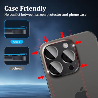 Camera Lens Protector for iPhone 15 Pro/15 Pro Max - size: 15 Pro/Pro Max