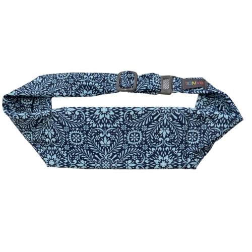 BANDI Running Belt for Women & Men – USA Made No-Bounce Adjustable Waist Pack & Secure Fanny Pack – Fits All Phones, Gels & Essentials – Zipper-Free, Medical Device Friendly - color: Laurel