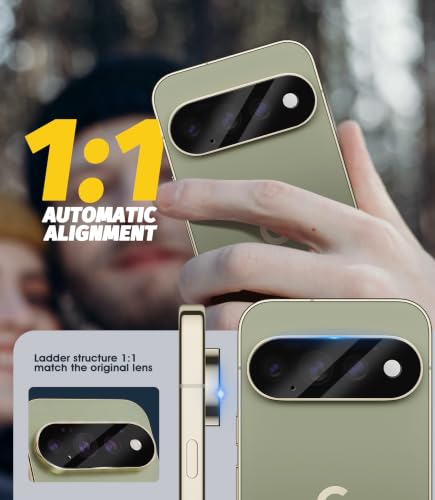 Orzero (5 Pack Camera Lens Protector Compatible for Google Pixel 11 Pro, Protector de Cámera Tempered Glass 9H Precise Camera Cutouts Anti-Scratch Does Not Affect Night Shots and Flash - size: Google Pixel 11 Pro