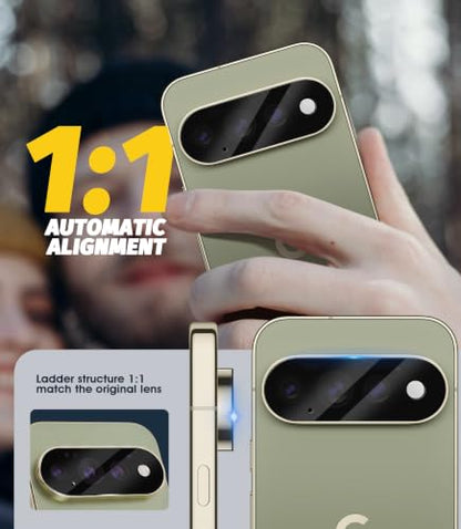 Orzero (5 Pack Camera Lens Protector Compatible for Google Pixel 11 Pro, Protector de Cámera Tempered Glass 9H Precise Camera Cutouts Anti-Scratch Does Not Affect Night Shots and Flash - size: Google Pixel 11 Pro