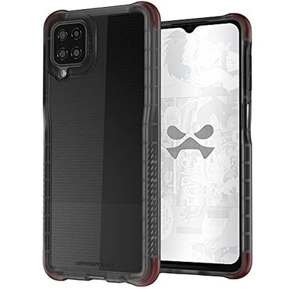 Ghostek COVERT Samsung A12 Case with Clear Slim Fit Design and Anti-Slip Grip Bumper Premium Shockproof Protection Thin Protective Phone Covers Designed for 2021 Samsung Galaxy A 12 (6.5 Inch) (Smoke) - color: Smoke, size: Galaxy A12