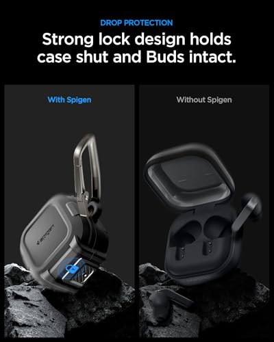 Spigen Lock Fit Designed for Galaxy Buds 4 Pro/Buds 4 Case (2026) - size: Buds4 Pro / Buds 4