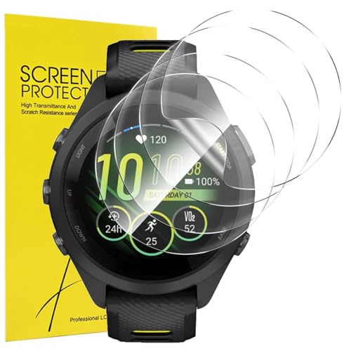6 Pack Film for Garmin Forerunner 265s (42mm) Screen Protector (Clear*6)