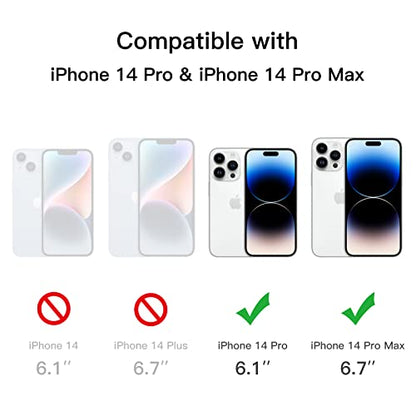 JETech Camera Lens Protector for iPhone 14 Pro/14 Pro Max, 3-Pack - size: iPhone 14 Pro/14 Pro Max