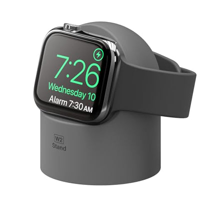 elago W2 Charger Stand for All Apple Watch Series - color: Dark Grey