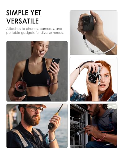 Avorast 6 Pack Cell Phone Camera Wrist Straps, Wrist Lanyards - color: Mixed Vibrant