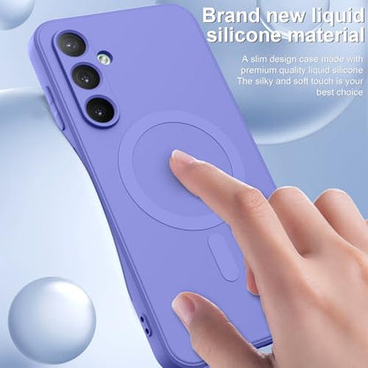 for Galaxy A16 5G Case,Magnetic,Wireless Charging,Slim Purple - color: Purple
