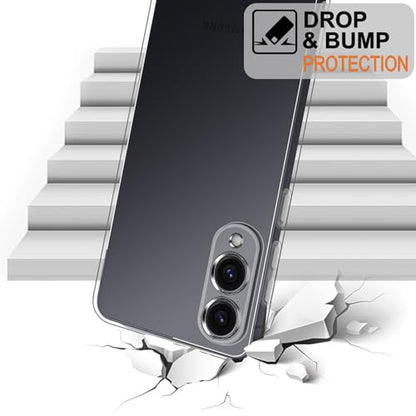 TENOC Phone Case for Samsung Galaxy S25 Edge, Clear Case Shockproof Protective Bumper Slim Cover - color: Clear, size: S25 Edge