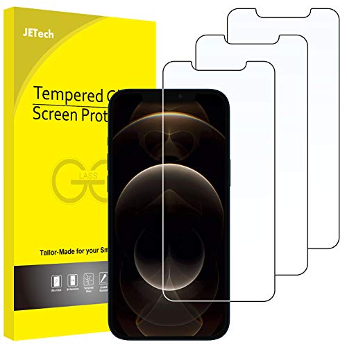 JETech Screen Protector for iPhone 12 Pro Max, 3-Pack - size: iPhone 12 Pro Max