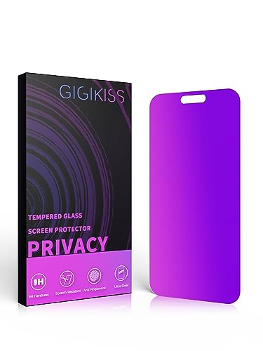 GIGIKISS Privacy Screen Protector for iPhone 15 Pro - size: for iPhone 15 Pro - 6.1 inch