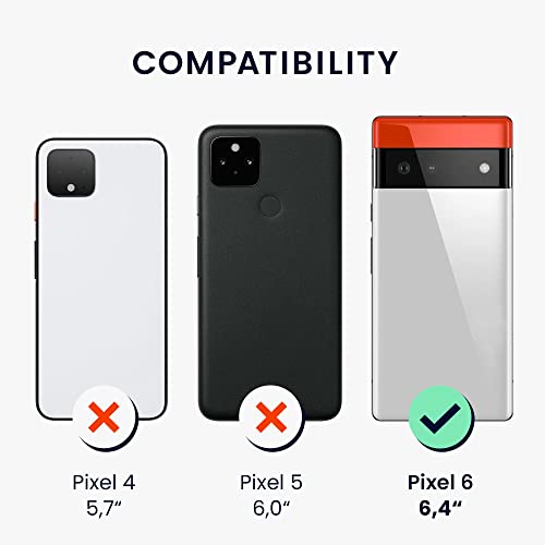 kwmobile Case Compatible with Google Pixel 6 Case - TPU Silicone Phone Cover with Soft Finish - Blue Reef - color: Blue Reef, size: Pixel 6