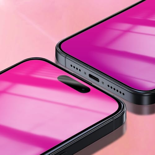 Privacy Screen Protector for iPhone 16 Pro Max 2 Pack (Pink) - color: for iPhone 16 Pro Max (Pink)