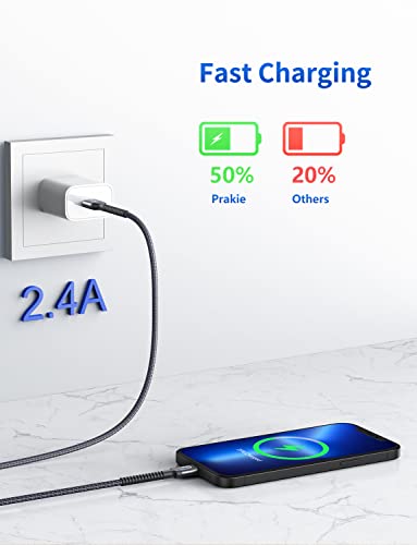 iPhone Charger Cable 2Pack 6FT, Lightning Cable [Apple MFi Certified] - color: Grey, size: 6FT, style: USB A to Lightning