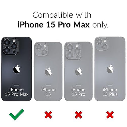 Crave Dual Guard for iPhone 15 Pro Max Case, Compatible with MagSafe Shockproof Protection Dual Layer Case for Apple iPhone 15 Pro Max (6.7") - Lilac - color: Lilac