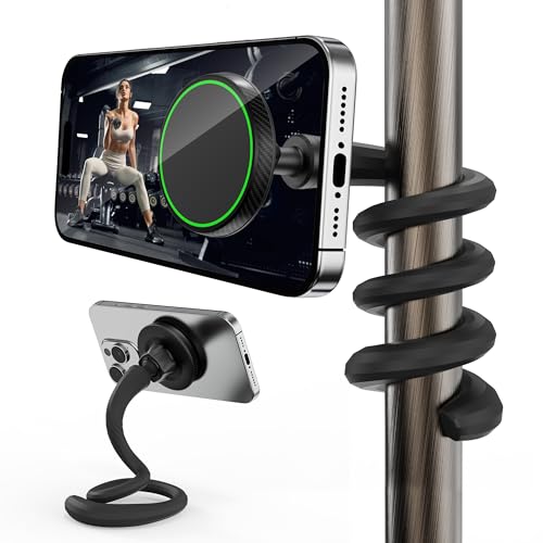 Flexible Phone Holder for Treadmill, Magnetic Gooseneck Cell Phone Mount - size: Long