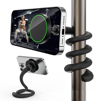 Flexible Phone Holder for Treadmill, Magnetic Gooseneck Cell Phone Mount - size: Long