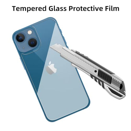 3 Pack Glass Back Screen Protector for iPhone 13 mini [5.4 Inch] - size: iPhone 13 mini