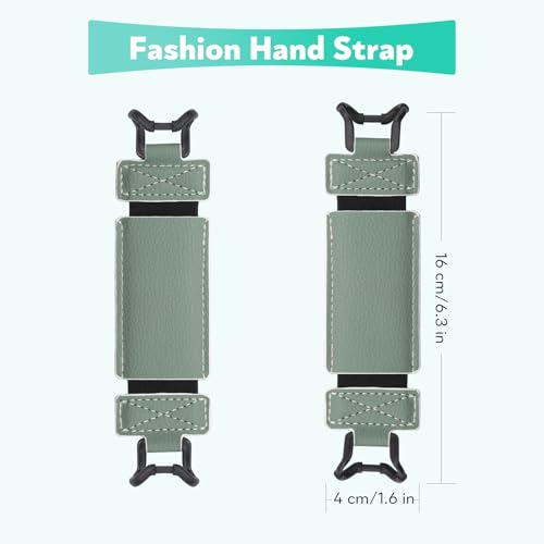 Secure Hand Strap for Kindle and Tablet - High Elasticity Finger Grip Holder Accessories for 6-8 Inches E-Book Tablet. - color: Green